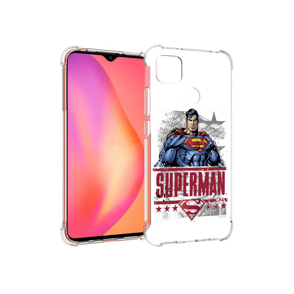 

Чехол MyPads Tocco для Xiaomi Redmi 9C рисунок супермен (PT152115.265.583), Прозрачный, Tocco