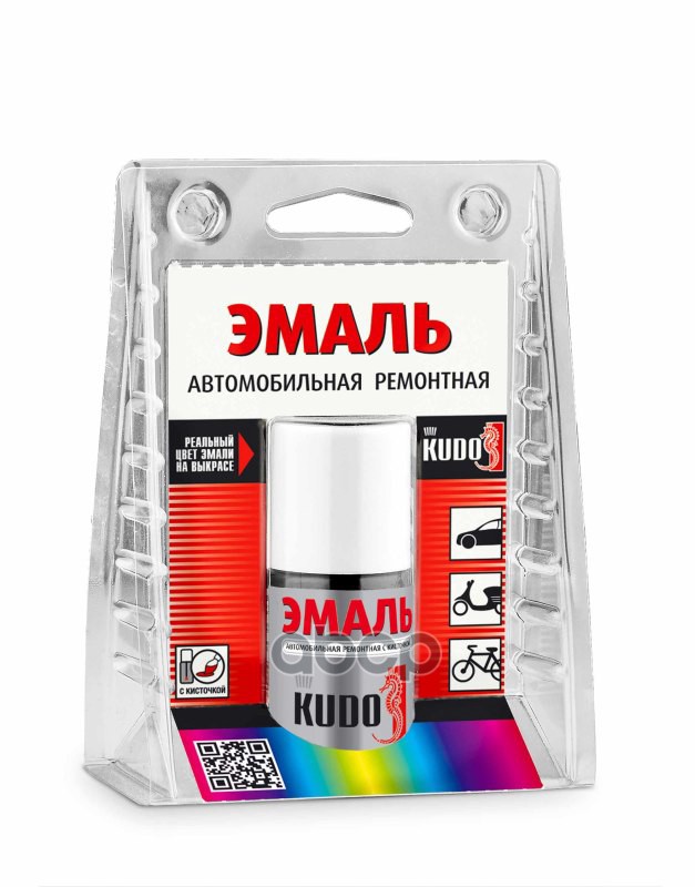

Эмаль Автомобильная Ремонтная С Кисточкой Белый 202 Kudo Ku70202bb Kudo арт. KU70202BB