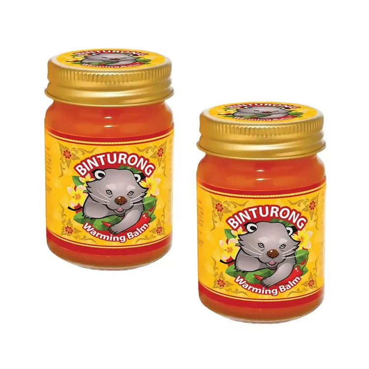 Бальзам Warming Balm Тайский красный разогревающий с Чили Binturong 2 шт по 50 г 702₽