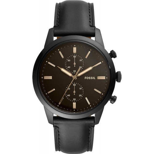

Наручные часы мужские Fossil FS5585 черные, FS5585