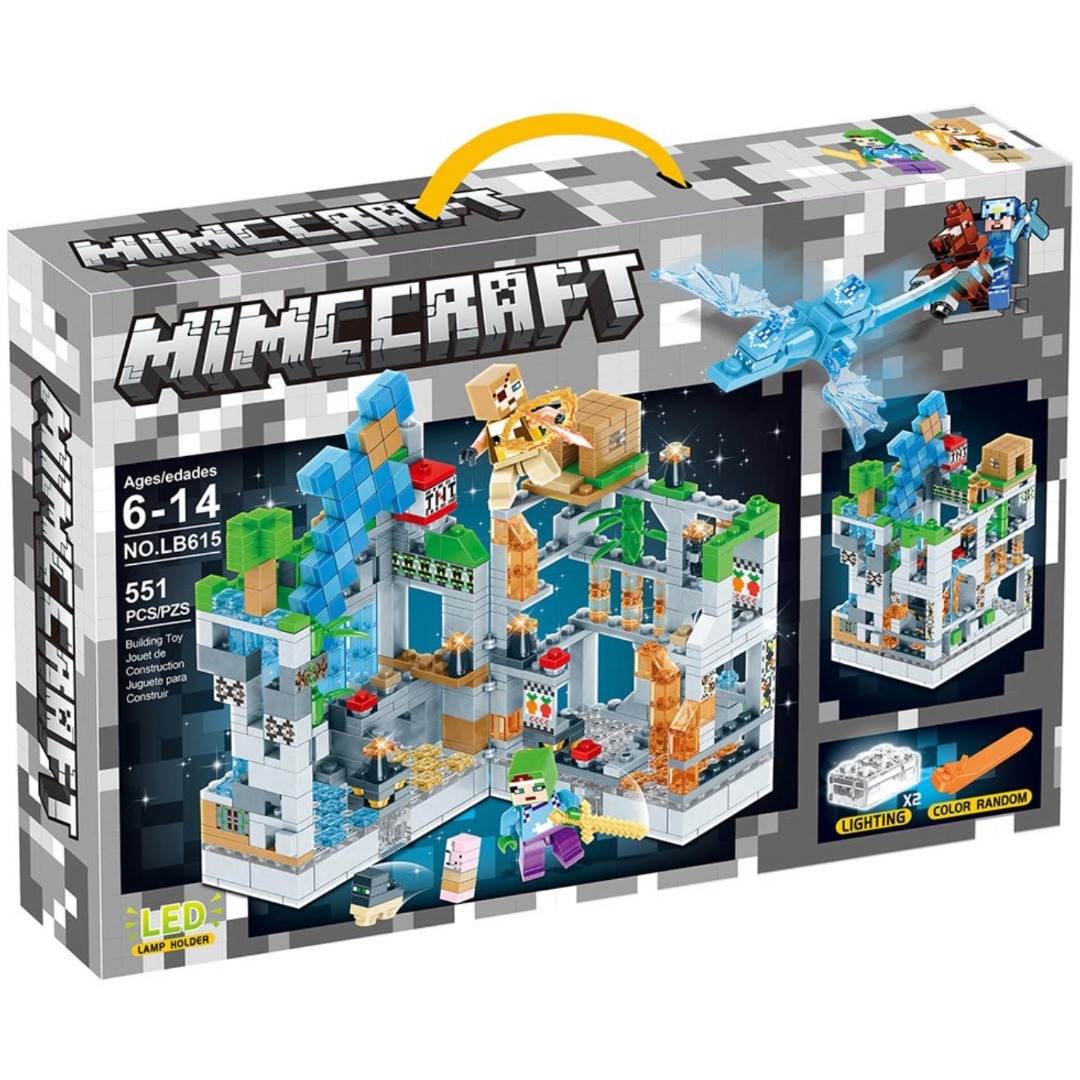 фото Конструктор minecraft my world lb615 &quot;серая крепость&quot; 551 дет