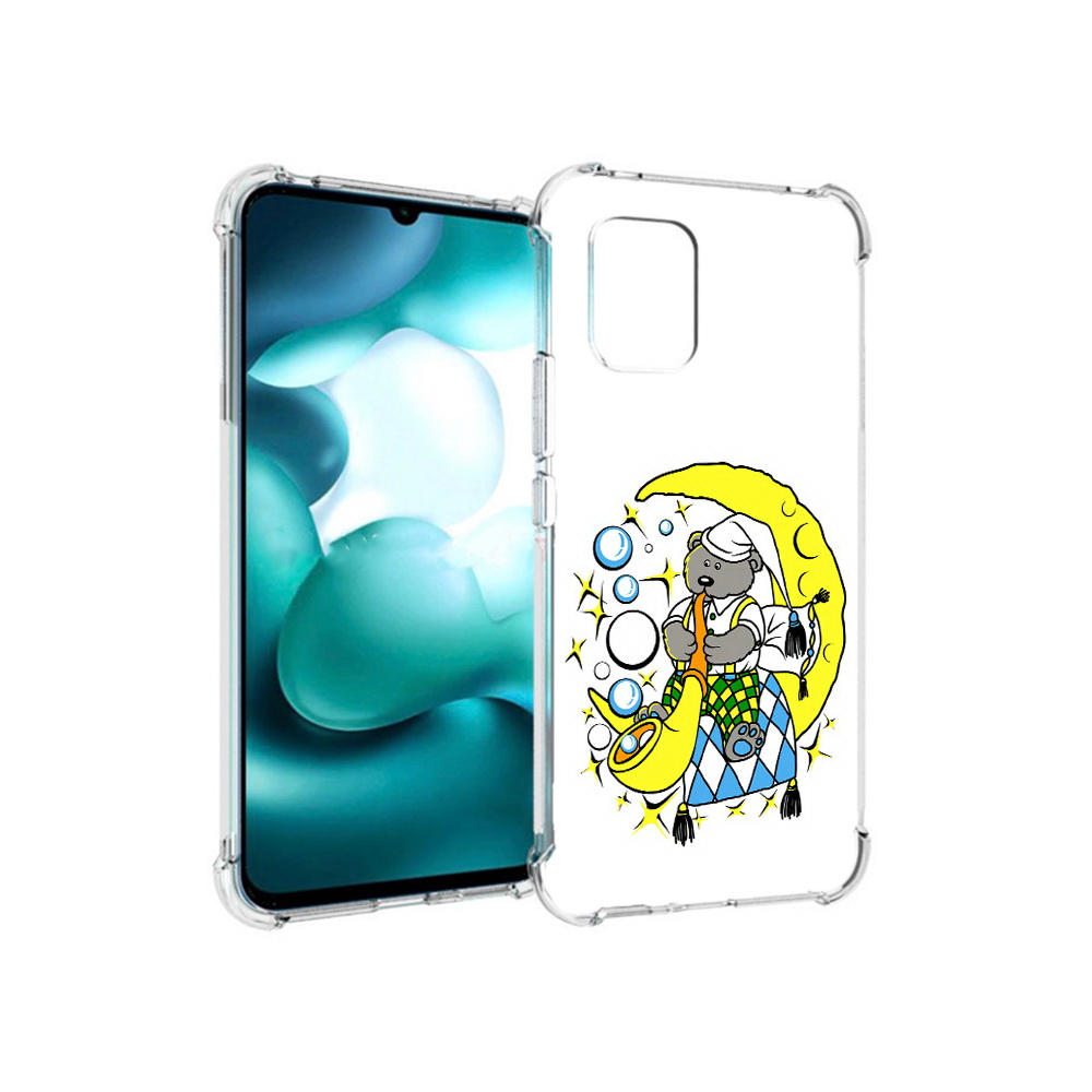 

Чехол MyPads Tocco для Xiaomi Mi 10 Lite Сырная луна (PT150213.294.167), Прозрачный, Tocco