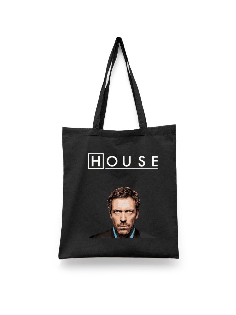 

Шоппер унисекс Каждому Своё Доктор Хаус/House M.D. SRDH3, черный, Доктор Хаус/House M.D. SRDH3