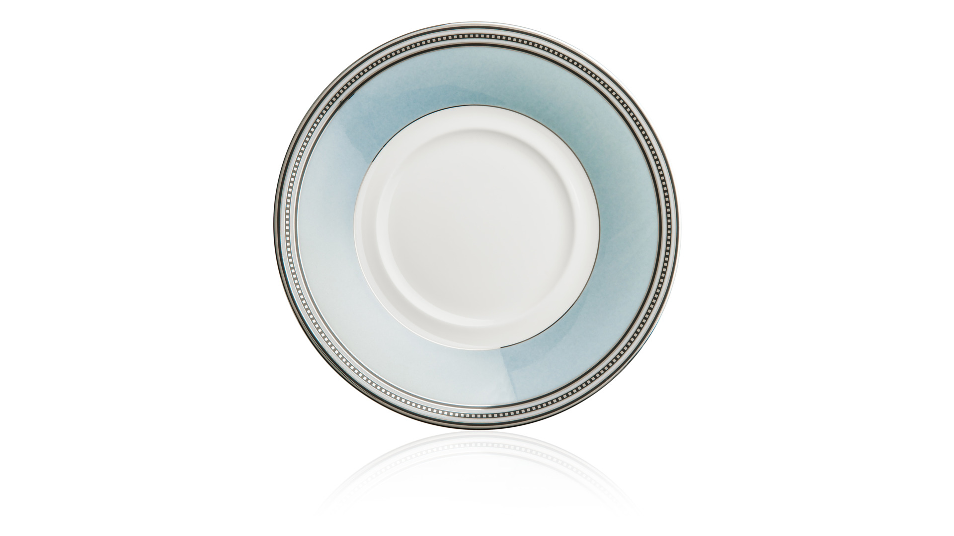

Блюдце для чашки чайной Noritake Богарт платиновый 15 см, Белый;голубой