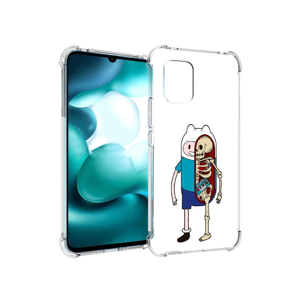 

Чехол MyPads Tocco для Xiaomi Mi 10 Lite Финн скелет (PT150213.294.187), Прозрачный, Tocco