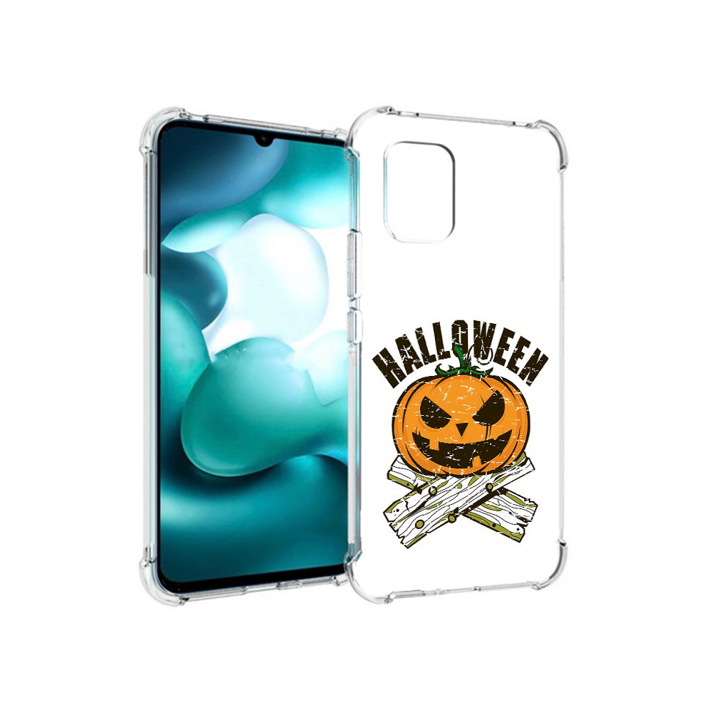 

Чехол MyPads Tocco для Xiaomi Mi 10 Lite Хэллоуин доски тыква (PT150213.294.194), Прозрачный, Tocco