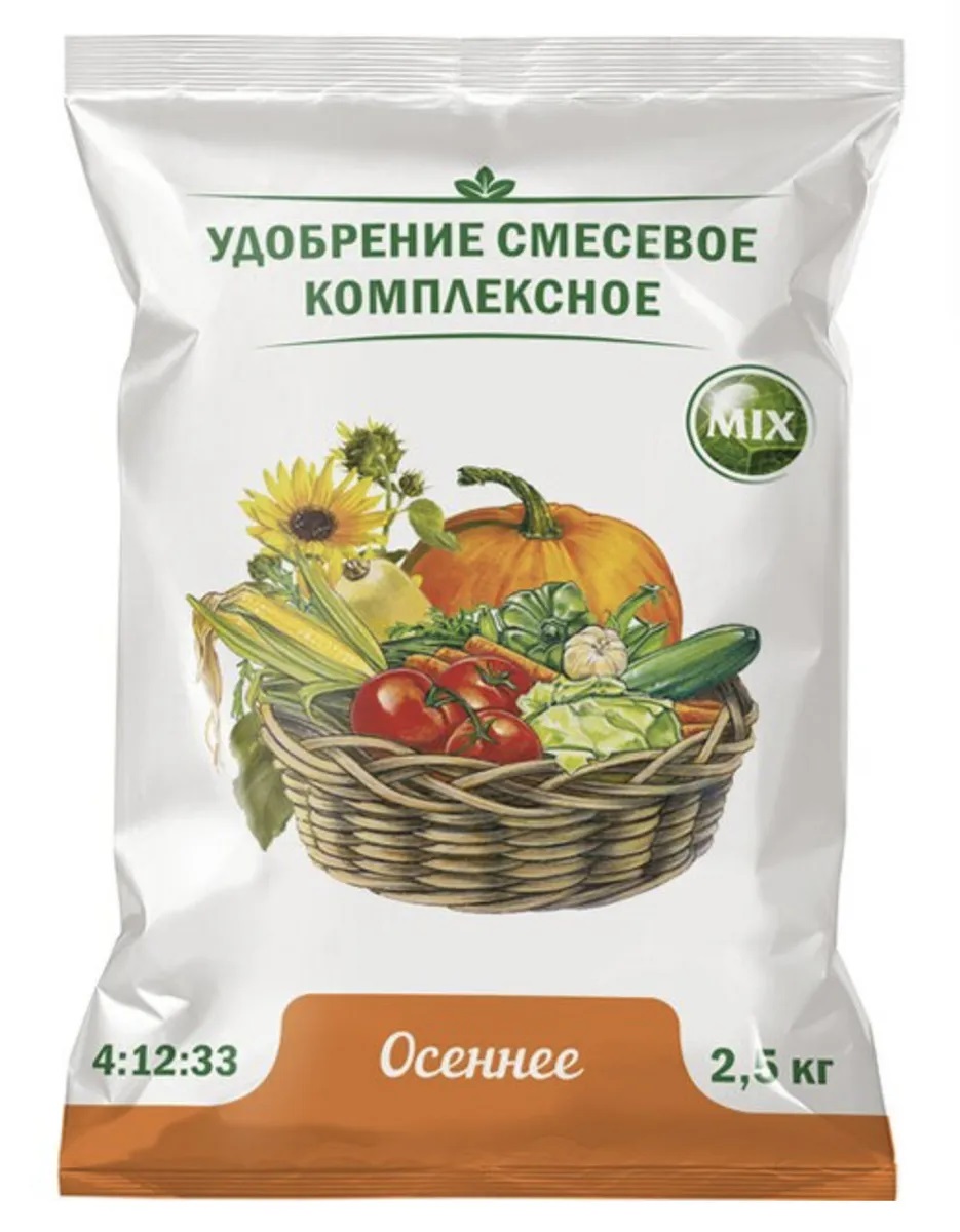 

Минеральное удобрение комплексное НовАгро осеннее 91485 2,5 кг