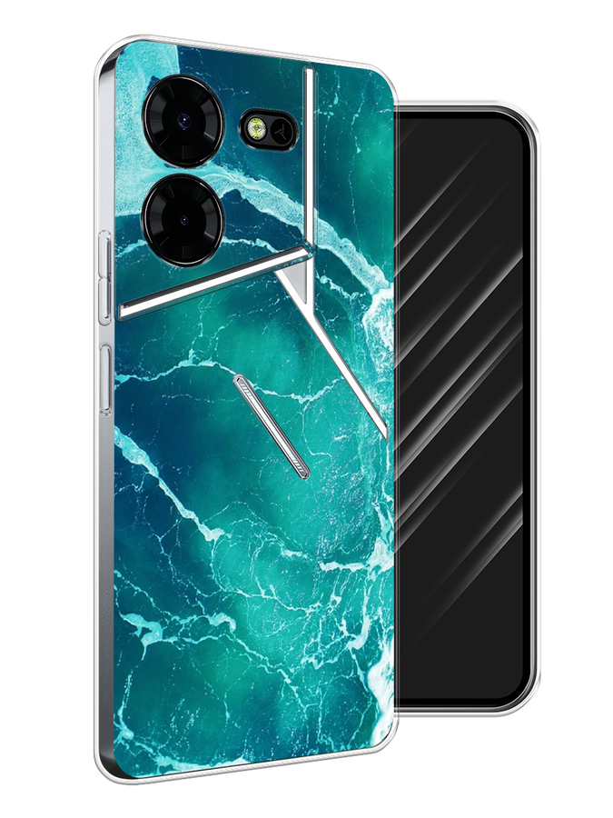 

Чехол Awog на Tecno Pova 5 Pro 5G "Изумрудный океан", Бирюзовый;синий, 304550-1