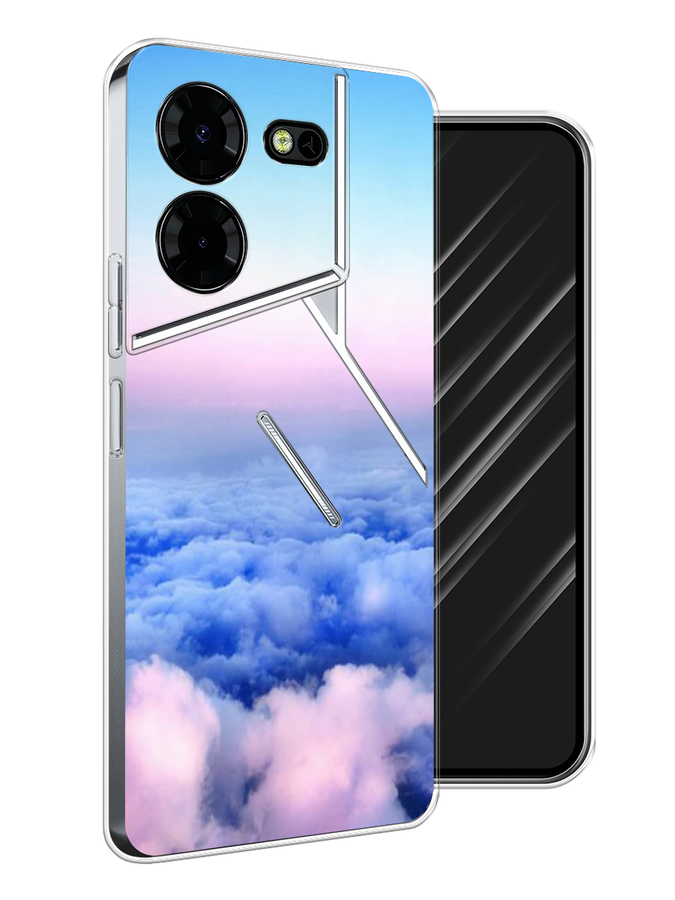 

Чехол Awog на Tecno Pova 5 Pro 5G "Облака", Голубой;розовый;бирюзовый, 304550-1