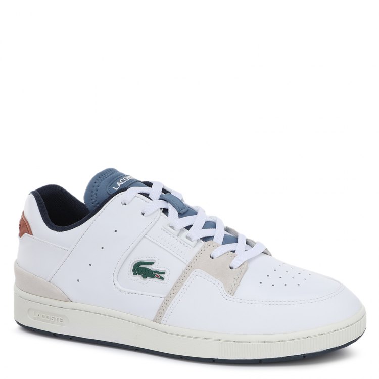 фото Кеды мужские lacoste sma0025 court cage 0321 1 белые 40.5 eu