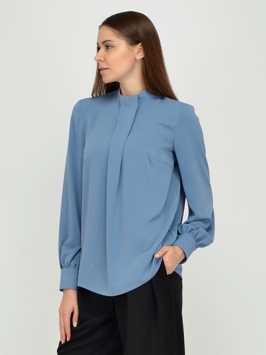 

Блуза женская 1001dress VI00015LB голубая 46, VI00015