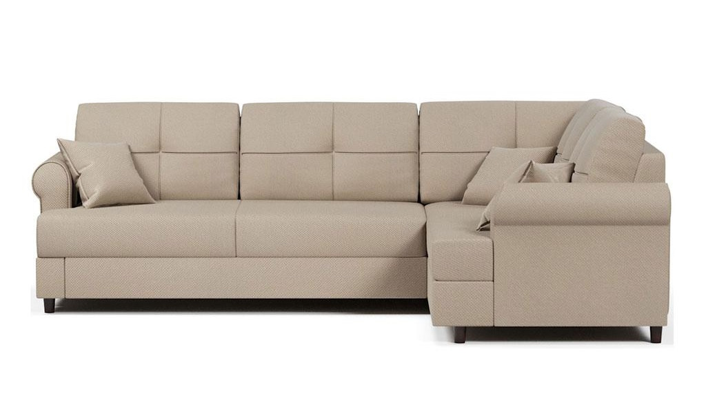 

Угловой диван-кровать 4Home Мирта, 245х180х93 см, Beige, правый, Дельфин, Мирта У ДГ