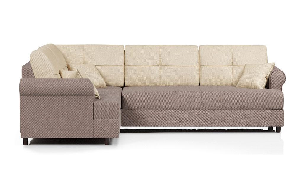 

Угловой диван-кровать 4Home Мирта, 245х180х93 см, Brown, левый, Дельфин, Мирта У ДГ
