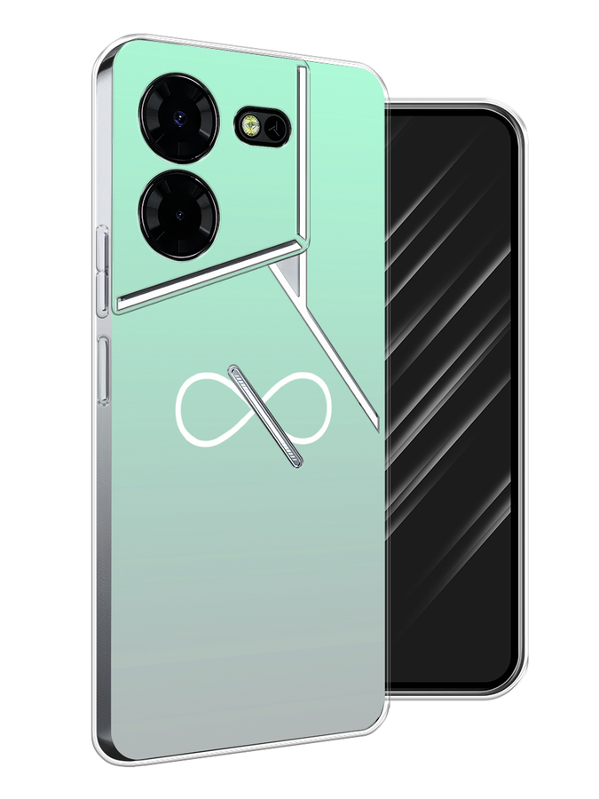 

Чехол Awog на Tecno Pova 5 Pro 5G "Бесконечность от Тиффани", Бирюзовый, 304550-1