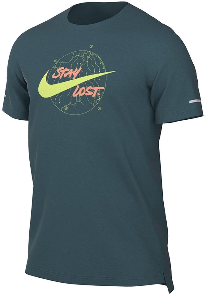 

Футболка мужская Nike DN4478-393 зеленая XL, DN4478-393
