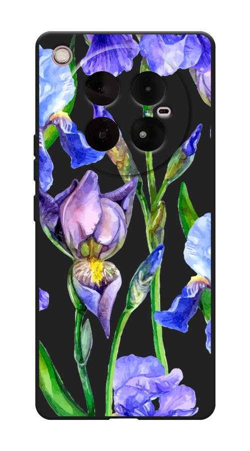 

Чехол Awog на Infinix Zero 40 4G "Синие ирисы", Фиолетовый;голубой;зеленый, 3106352-1
