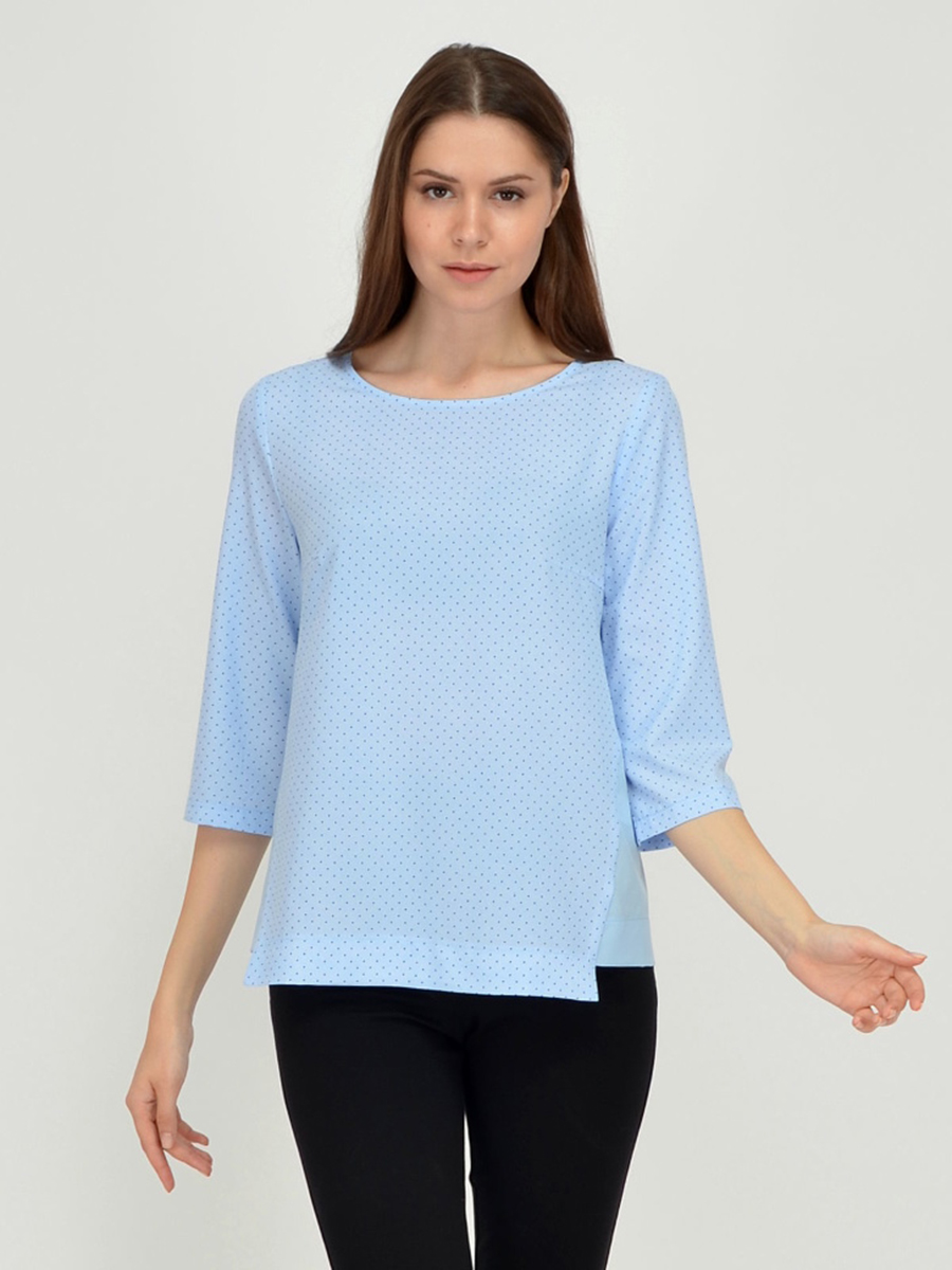 

Блуза женская 1001dress VI00064LB голубая 54, VI00064