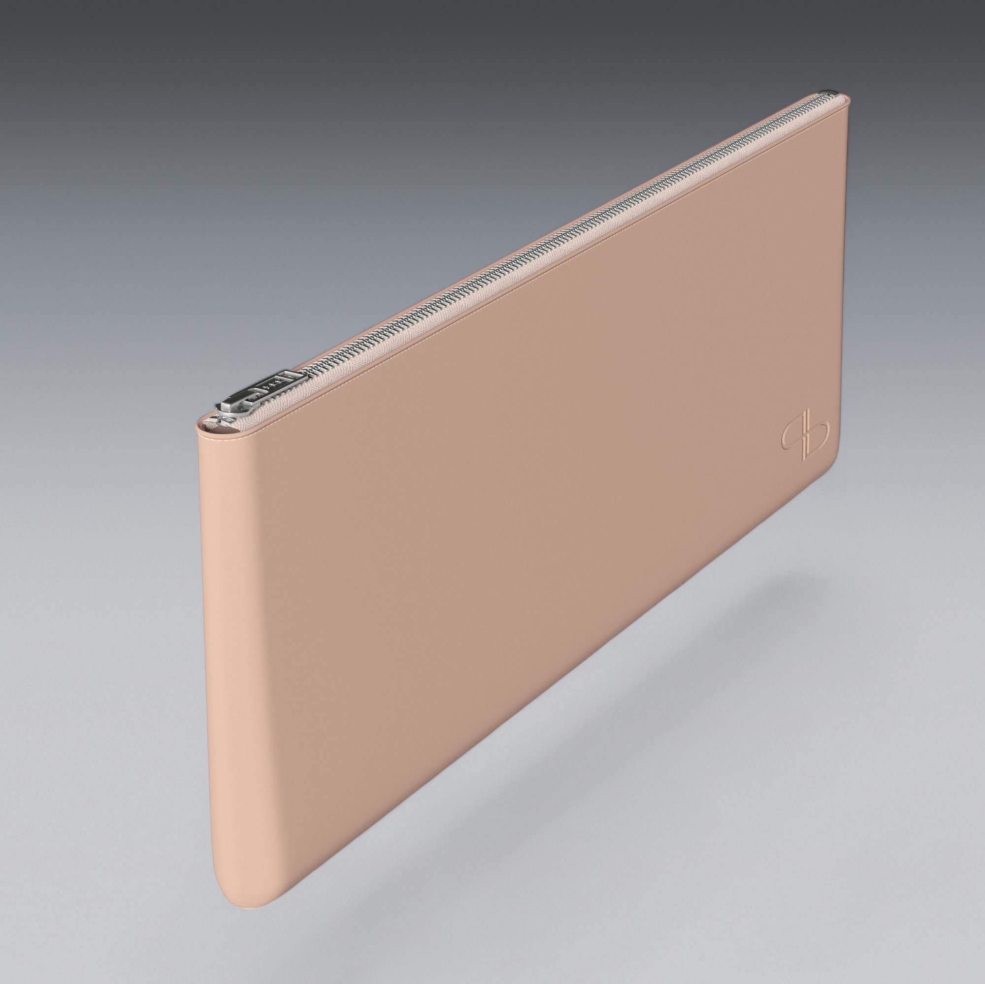 Чехол для кистей для макияжа PAPUK BEAUTY футляр-органайзер на молнии бежевый