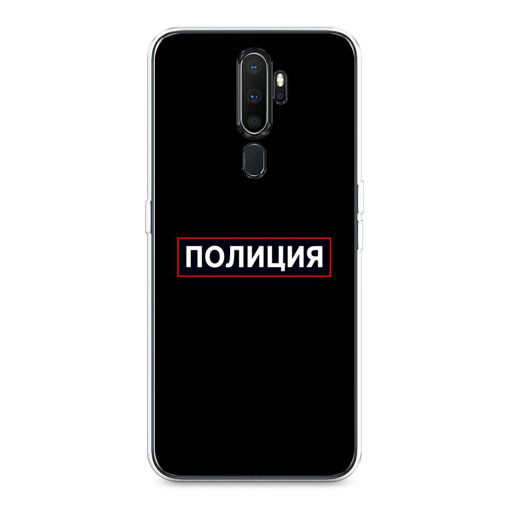 

Чехол Awog на Oppo A5/A9 2020 "Police logo", Разноцветный, 251950-5