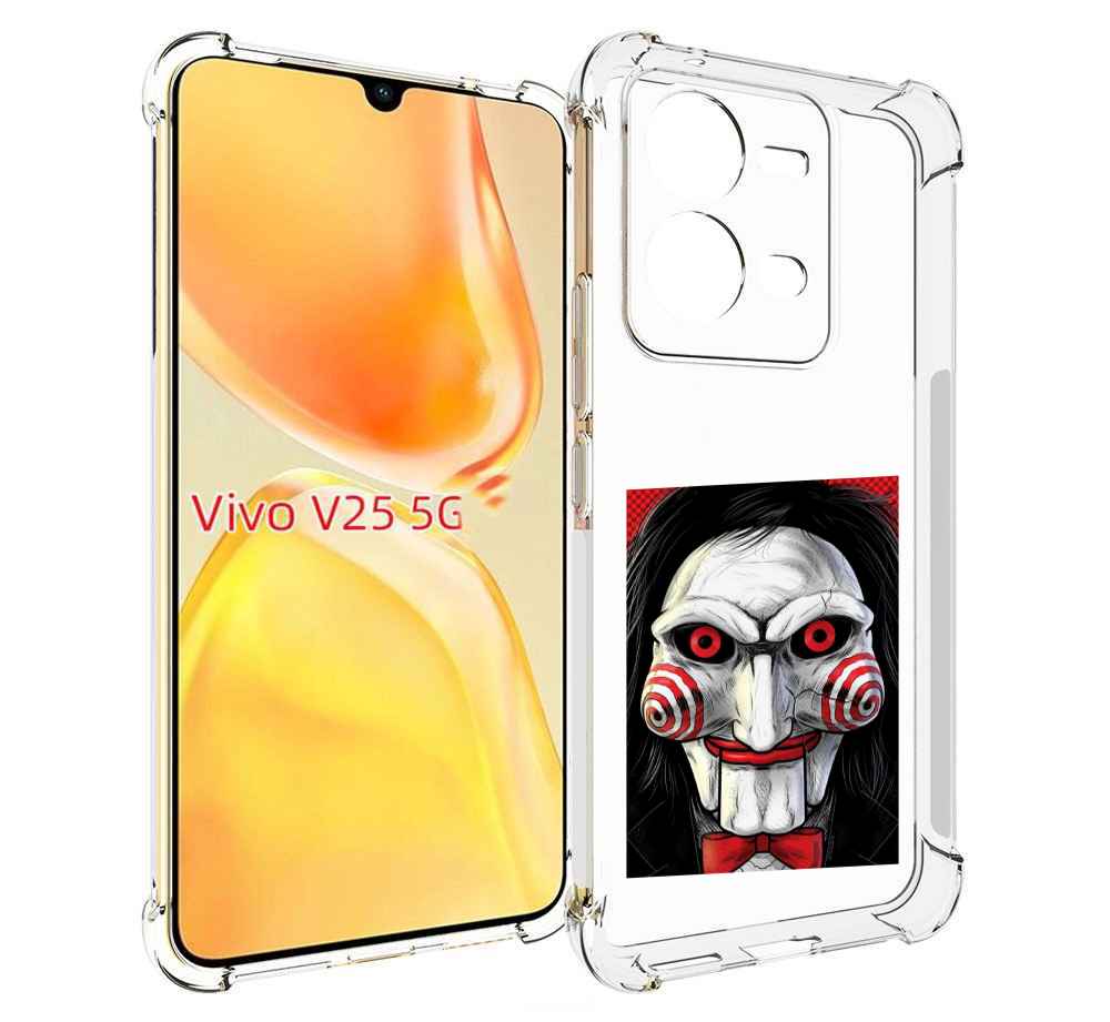 фото Чехол mypads кукла из пилы для vivo v25 5g / v25e