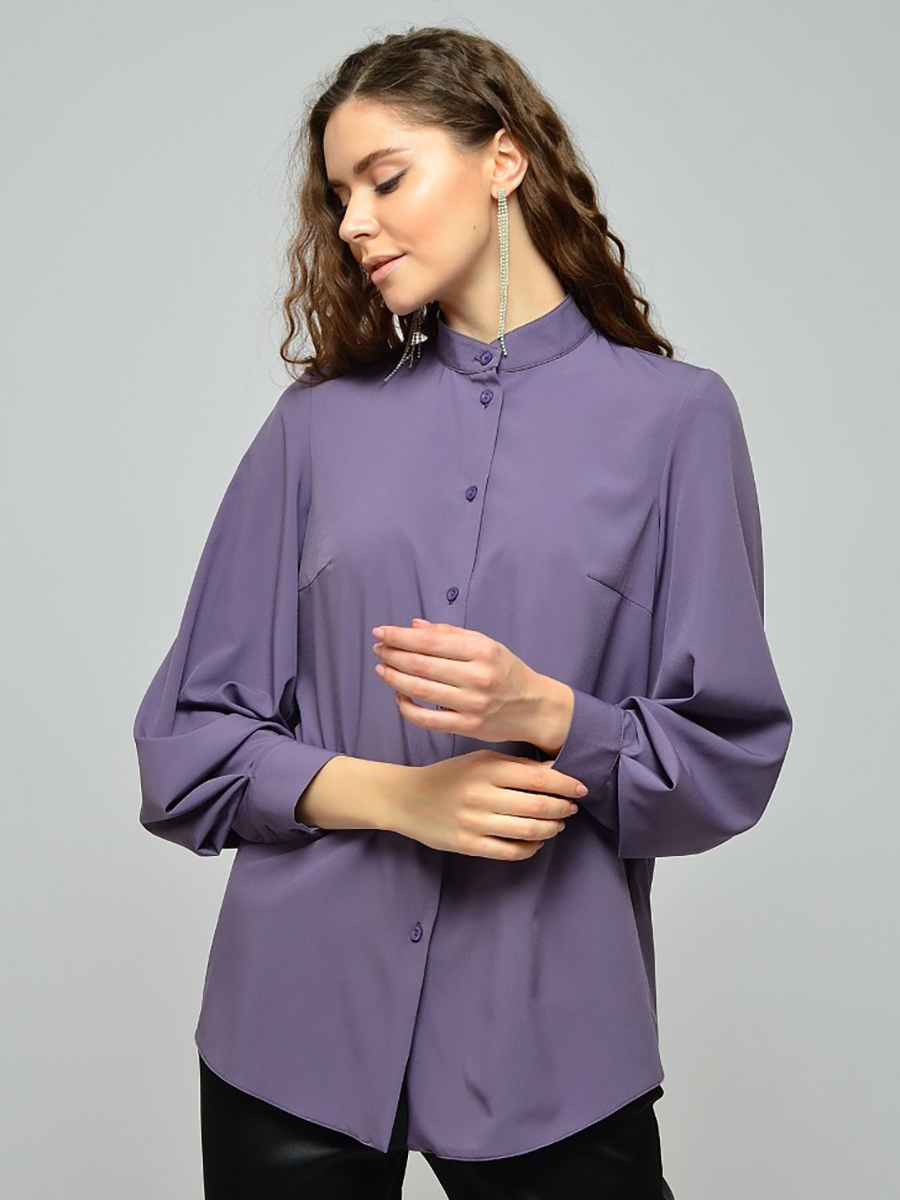 

Блуза женская 1001dress VI00115BL фиолетовая 54, VI00115