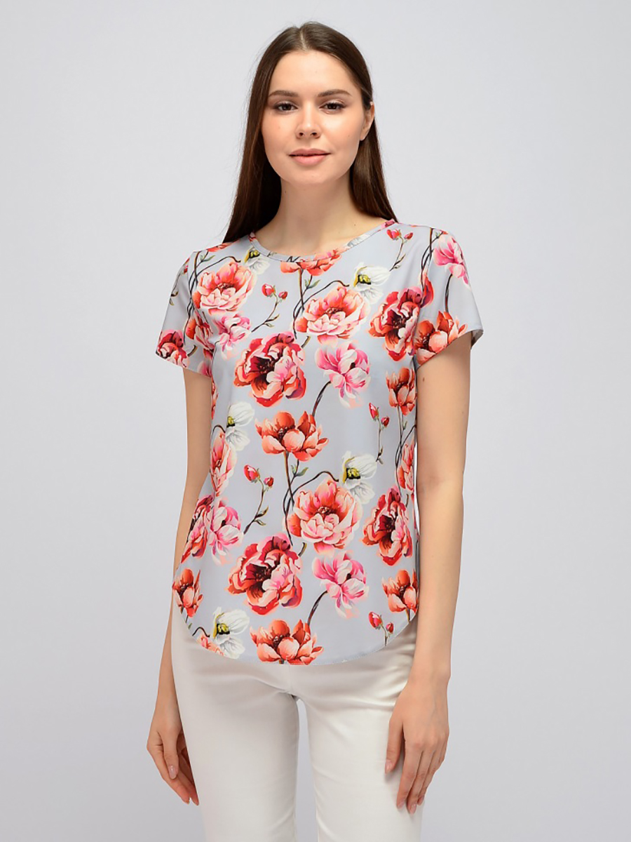 

Блуза женская 1001dress VI00128GB серая 48