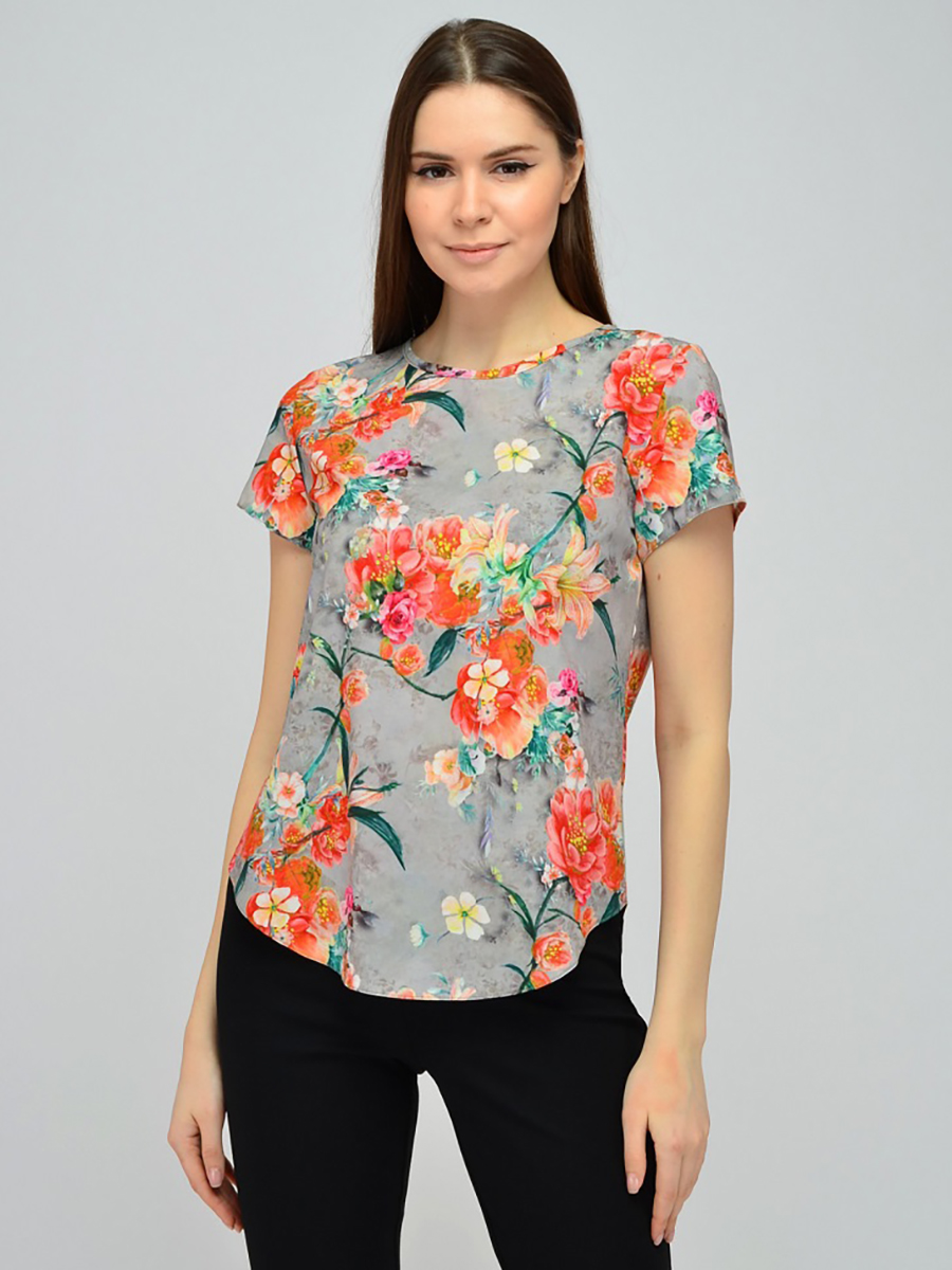 

Блуза женская 1001dress VI00128GB серая 50, VI00128