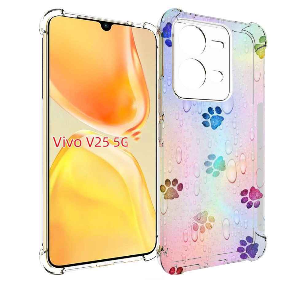 

Чехол MyPads лапки для Vivo V25 5G / V25e, Прозрачный, Tocco