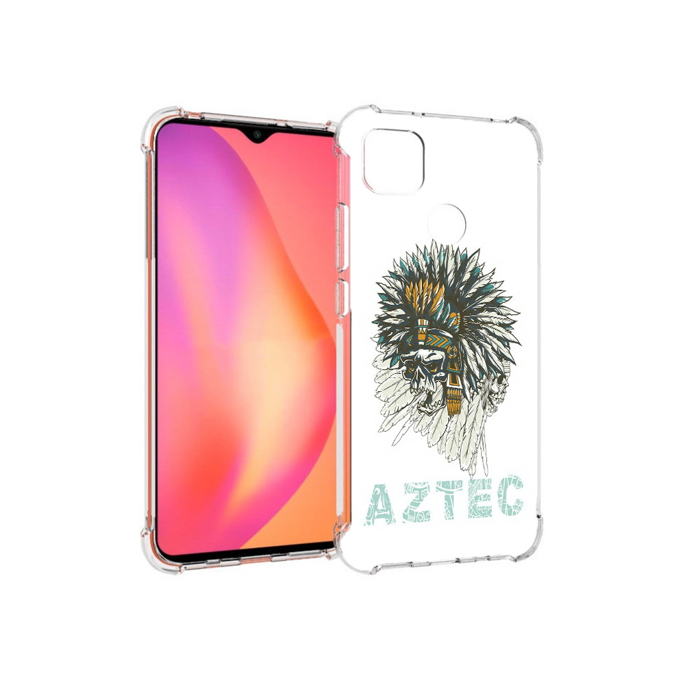 Чехол MyPads Tocco для Xiaomi Redmi 9C скелет индеец (PT152115.265.602)
