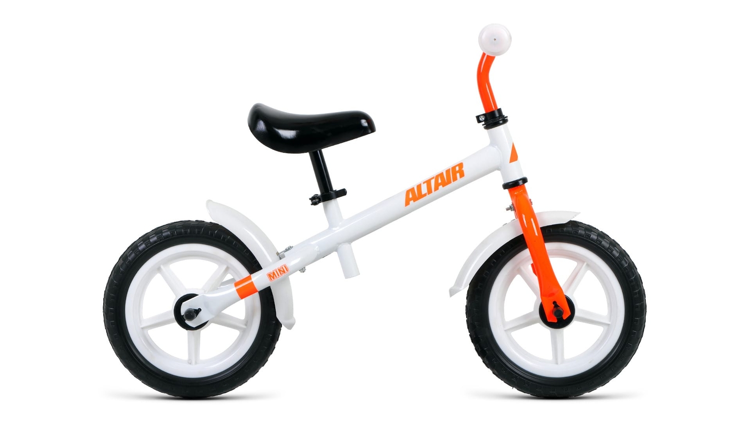 Беговел Altair Mini 12 2021 Белый/оранжевый 1BKT1R1AX007 женский велосипед haro lxi flow 2 st 27 5 год 2021 оранжевый ростовка 17