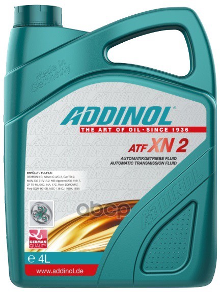 

Жидкость Для Акпп И Гур Addinol Atf Xn 2, 4л ADDINOL арт. 4014766251237