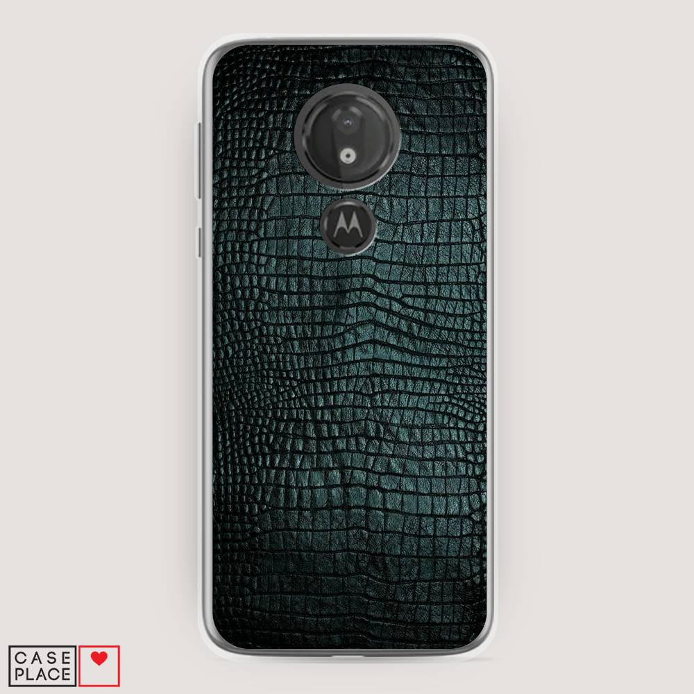 фото Силиконовый чехол "черная змея" на motorola moto g7 power awog