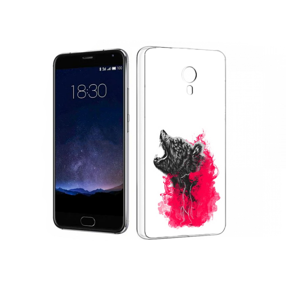 

Чехол MyPads Tocco для Meizu Pro 5 медведь в дымке (PT18126.86.463), Прозрачный, Tocco
