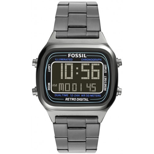 

Наручные часы мужские Fossil FS5846 серые, FS5846