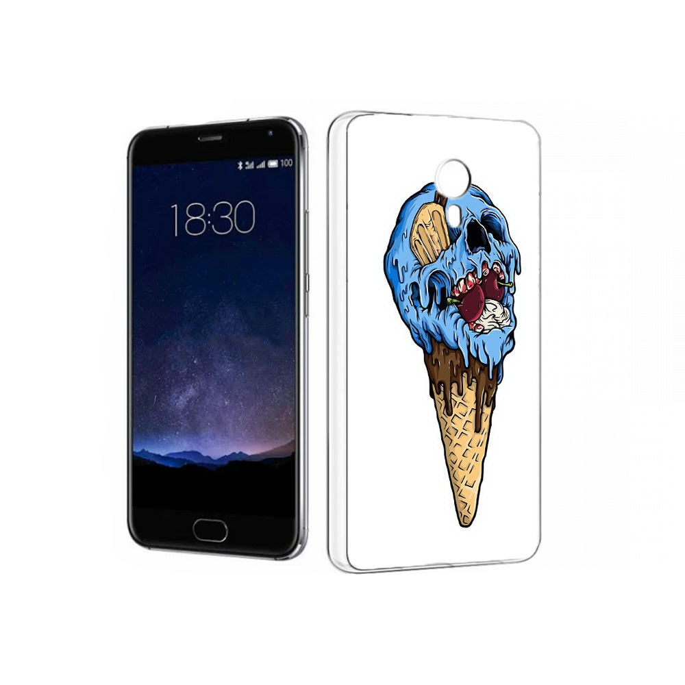 

Чехол MyPads Tocco для Meizu Pro 5 мороженное череп (PT18126.86.484), Прозрачный, Tocco