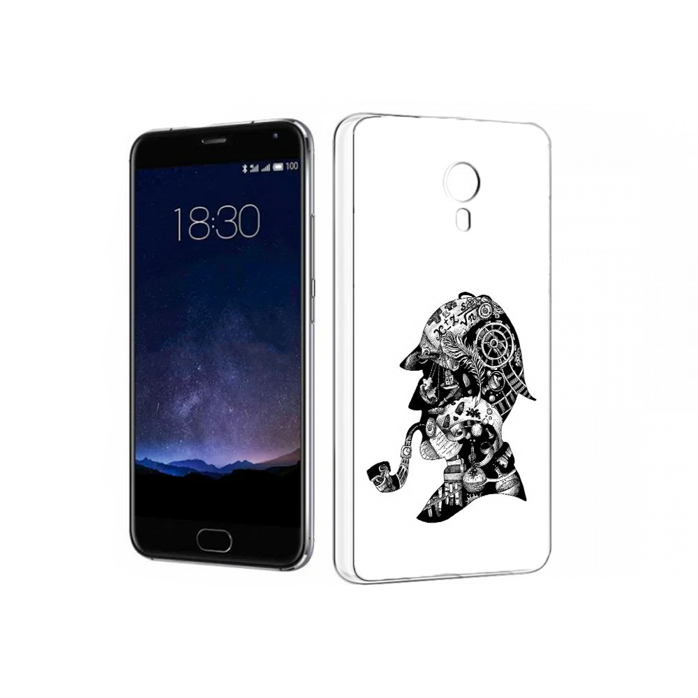 

Чехол MyPads Tocco для Meizu Pro 5 мужчина с трубкой абстракция (PT18126.86.488), Прозрачный, Tocco