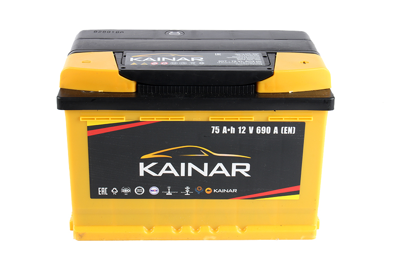 Аккумуляторная батарея KAINAR 6СТ75 обратная 690 А