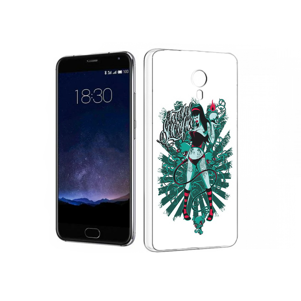 

Чехол MyPads Tocco для Meizu Pro 5 нарисованная девушка в татуировках (PT18126.86.499), Прозрачный, Tocco