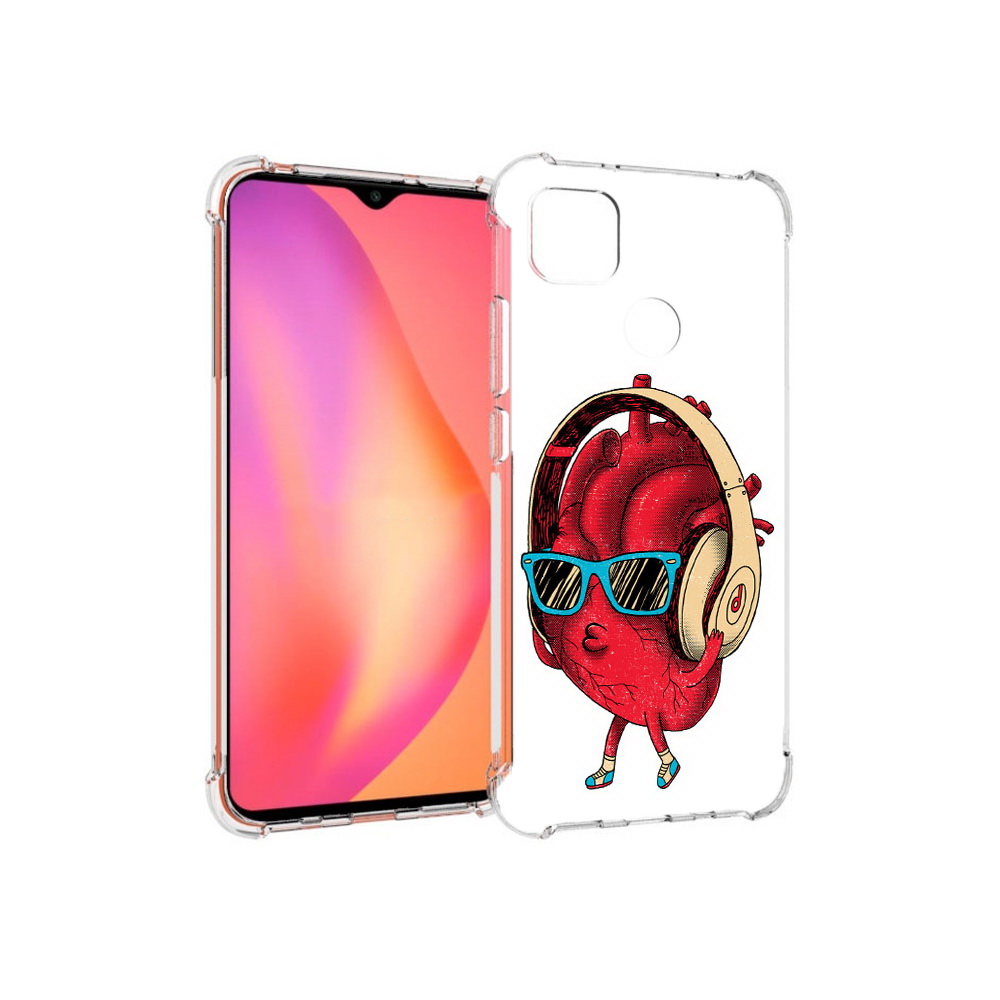 

Чехол MyPads Tocco для Xiaomi Redmi 9C слушай сердце (PT152115.265.609), Прозрачный, Tocco