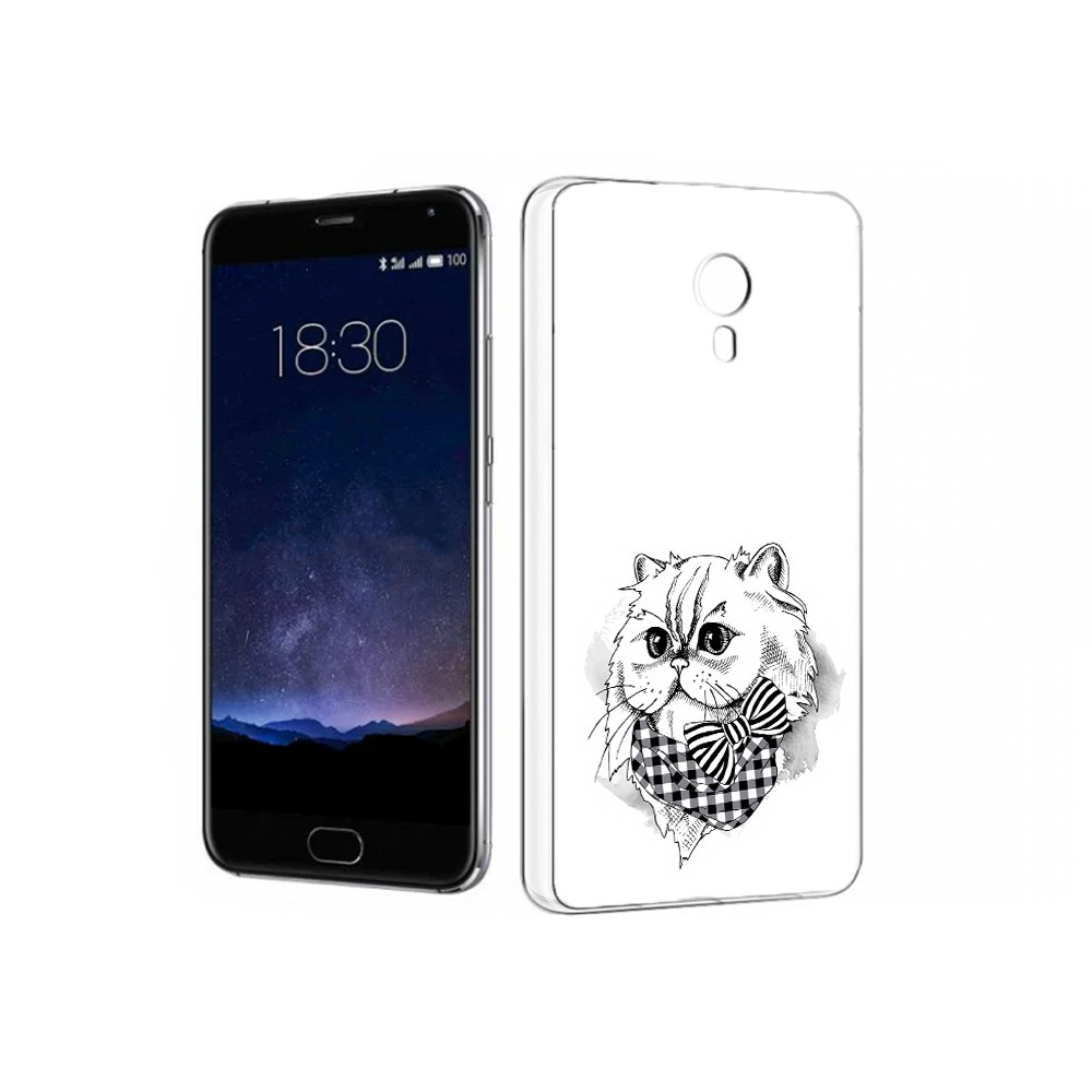 

Чехол MyPads Tocco для Meizu Pro 5 нарисованная красивая кошечка (PT18126.86.503), Прозрачный, Tocco