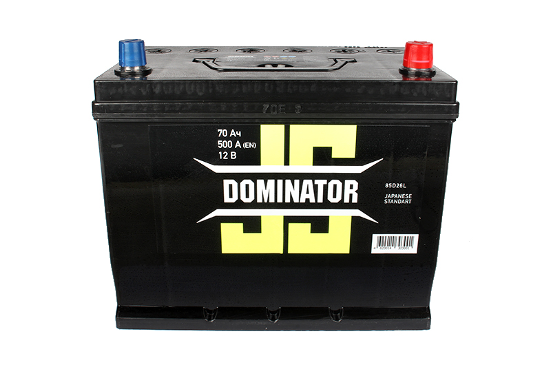 Аккумуляторная батарея DOMINATOR 6СТ70 азия обратная