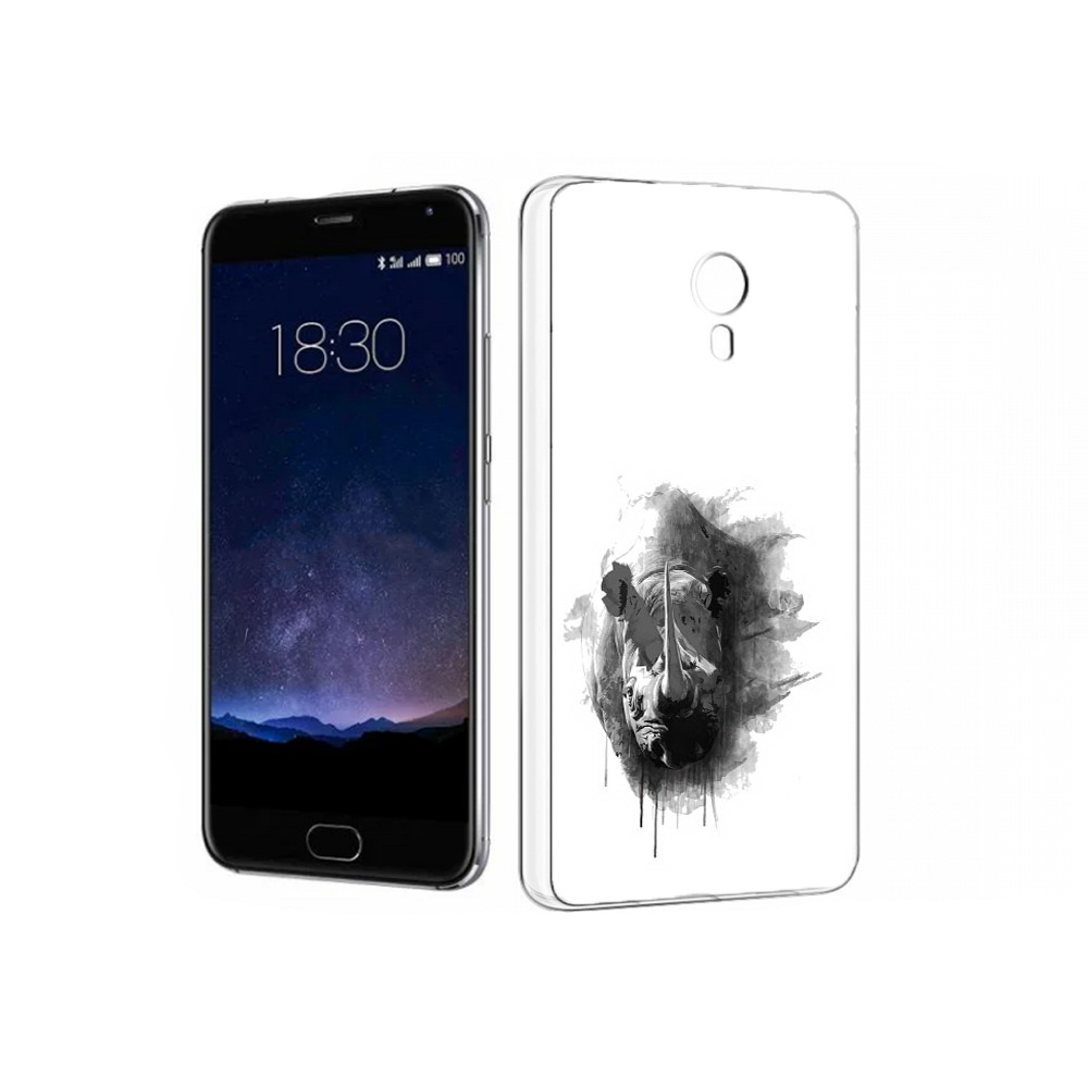

Чехол MyPads Tocco для Meizu Pro 5 носорог (PT18126.86.523), Прозрачный, Tocco
