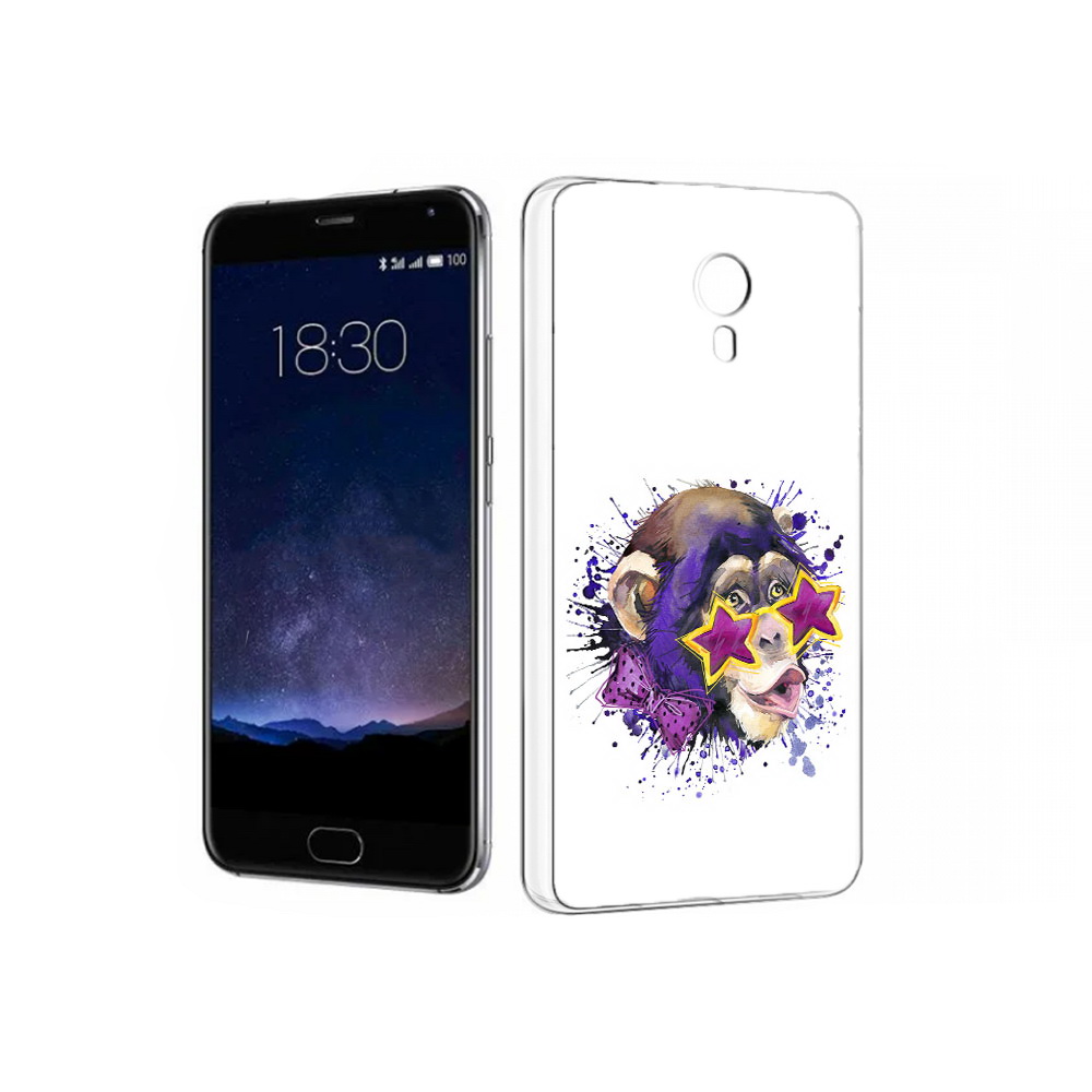 

Чехол MyPads Tocco для Meizu Pro 5 обезьяна в очках (PT18126.86.524), Прозрачный, Tocco