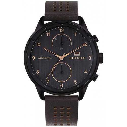 

Наручные часы мужские Tommy Hilfiger 1791577 коричневые, 1791577