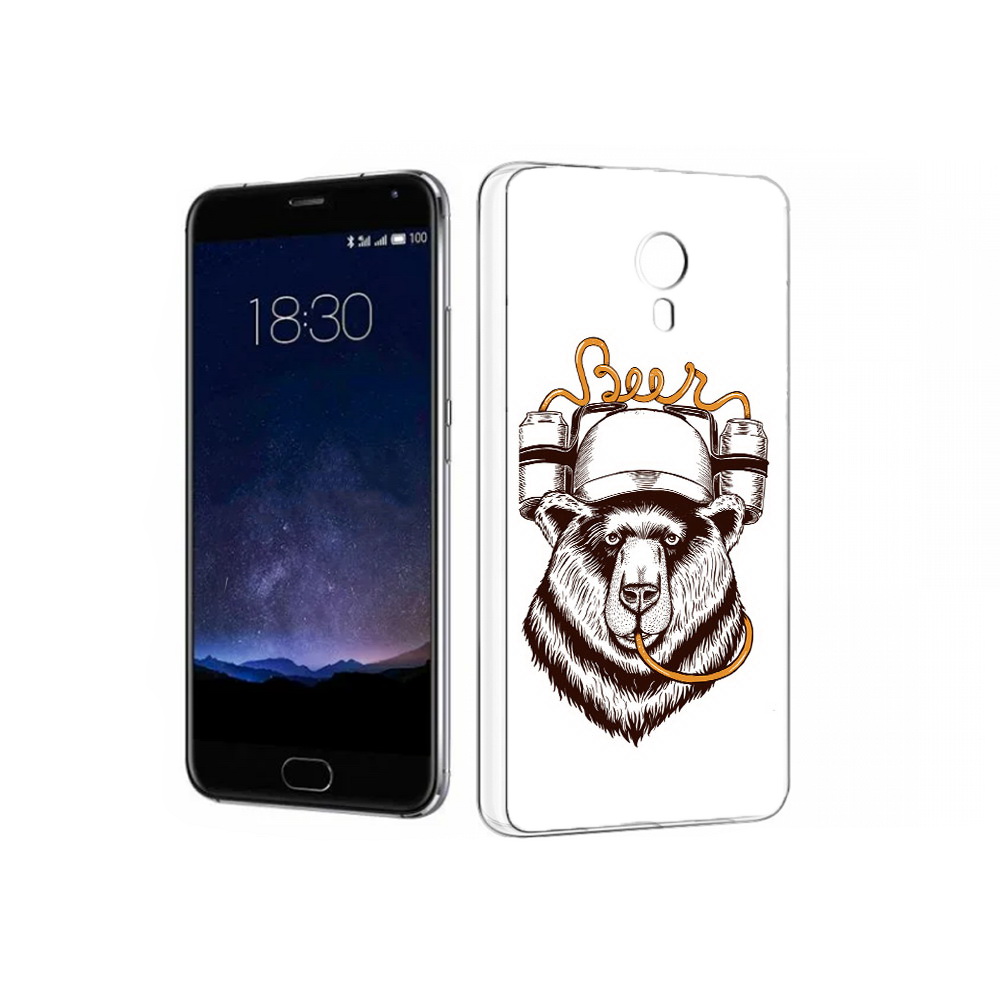 

Чехол MyPads Tocco для Meizu Pro 5 пивной медведь (PT18126.86.538), Прозрачный, Tocco