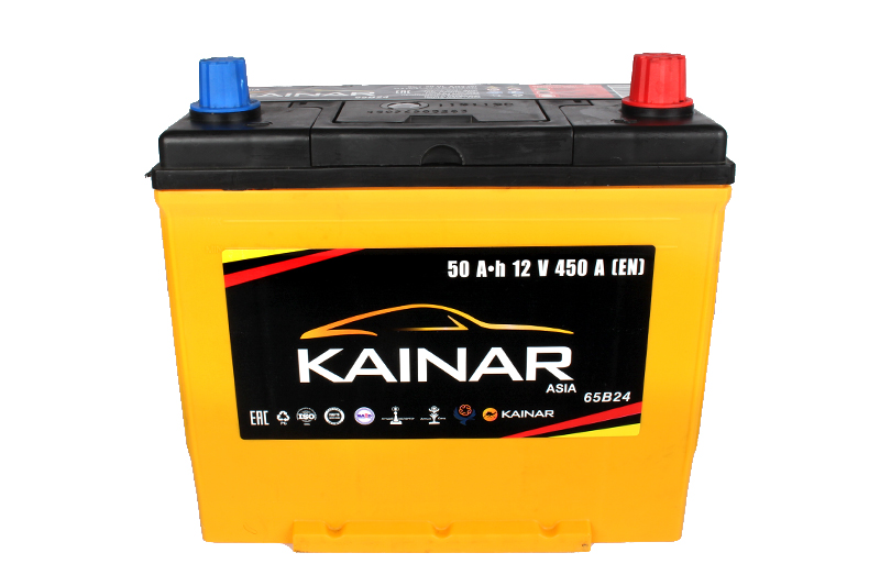 Аккумуляторная батарея KAINAR 65B24LS 6СТ50 азия обратная