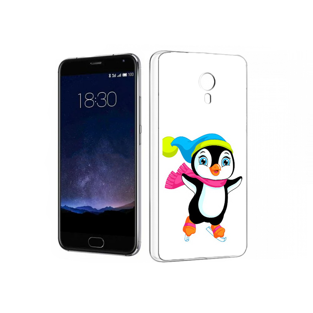 

Чехол MyPads Tocco для Meizu Pro 5 пингвин на коньках (PT18126.86.540), Прозрачный, Tocco