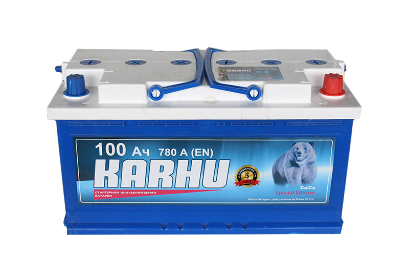 Аккумуляторная батарея KARHU 6СТ100 обратная