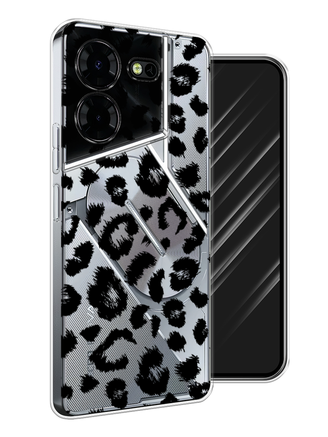 

Чехол Awog на Tecno Pova 5 Pro 5G "Окрас леопарда фон", Черный, 304550-1