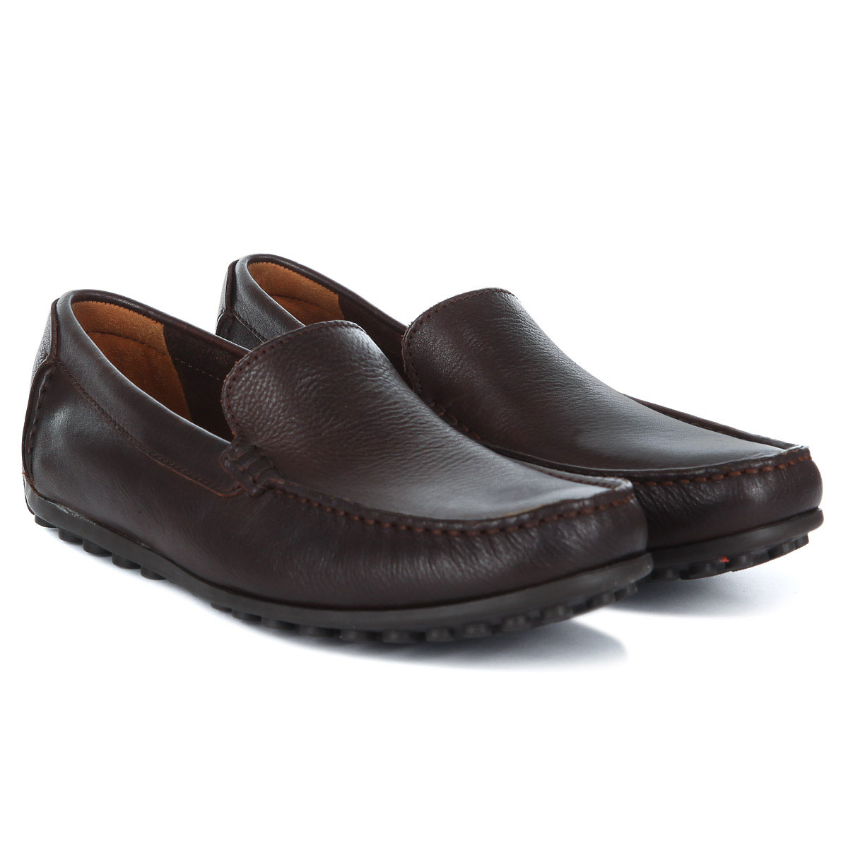 

Мокасины мужские Clarks Hamilton Free коричневые 42.5 EU, Hamilton Free